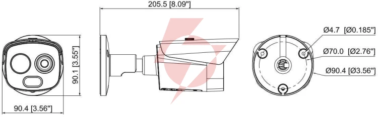 Kamera termowizyjna dahua tpc-bf1241-b7f8-wifi-s2
