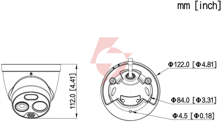 Kamera termowizyjna dahua tpc-df1241-tb2f2-s2