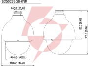 Kamera ip dahua sd50232gb-hnr