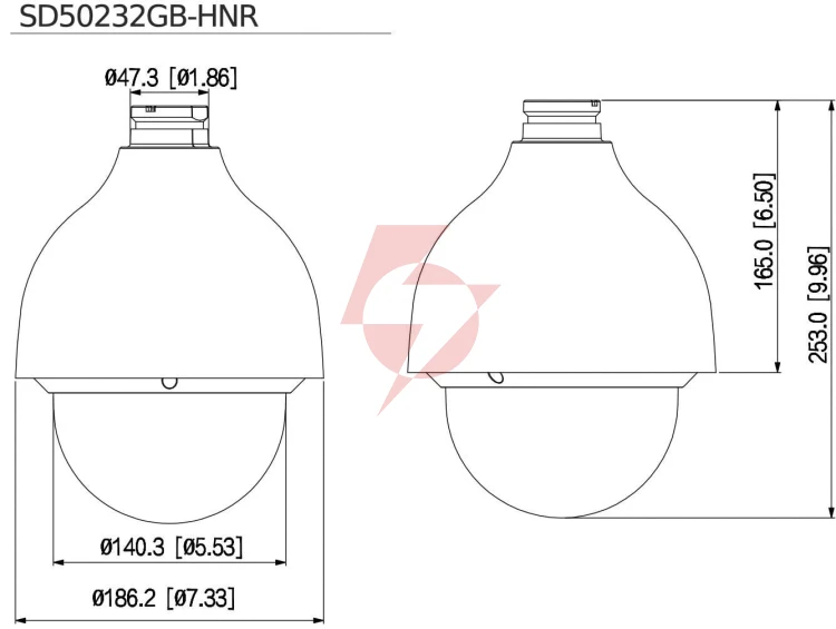 Kamera ip dahua sd50232gb-hnr