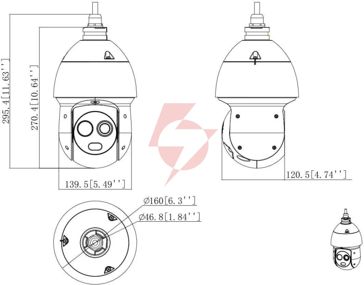 Kamera termowizyjna dahua tpc-sd2241-b3f4-s2