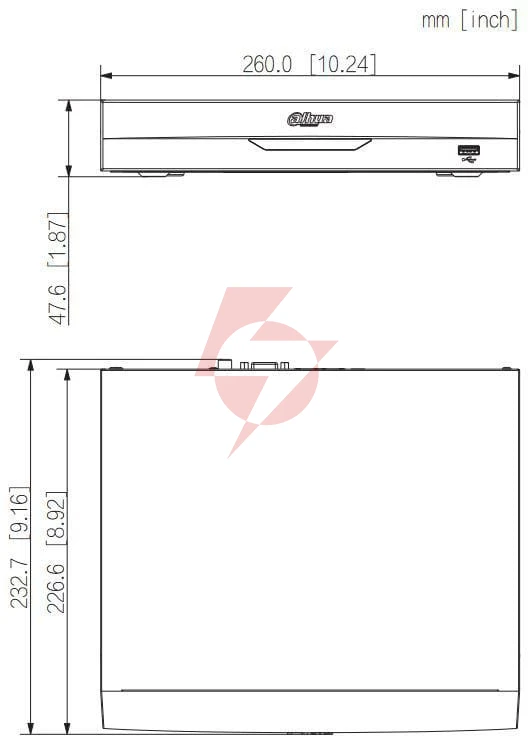 Rejestrator ip dahua nvr2104hs-p-i2