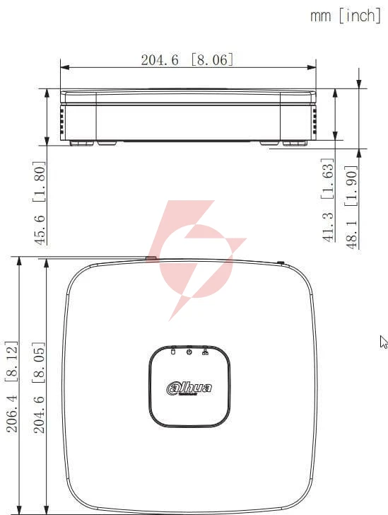 Rejestrator ip dahua nvr2104-i2