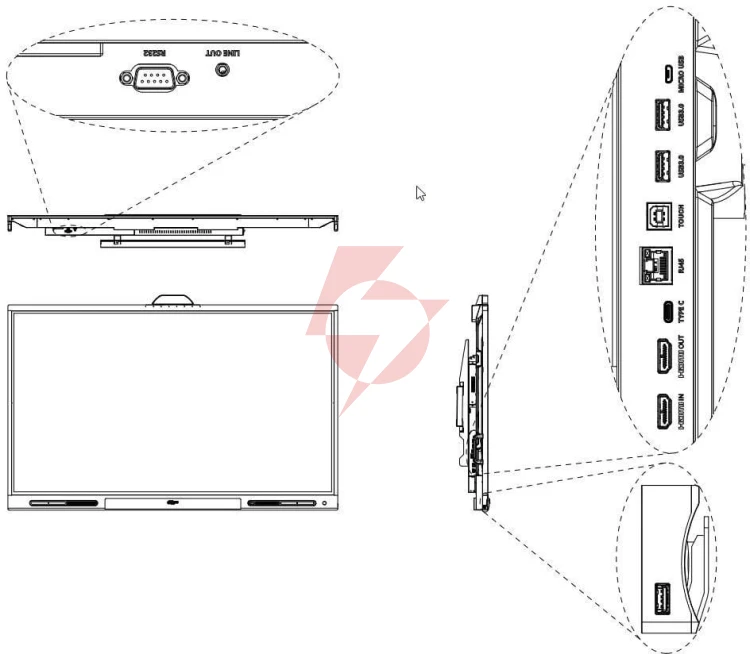 Monitor tablica interaktywna dahua lph98-mc470-p