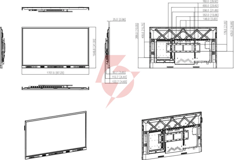Monitor tablica interaktywna dahua lph75-st420