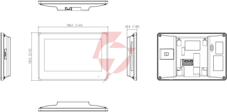 Monitor wideodomofonu dahua vth5421hw-w