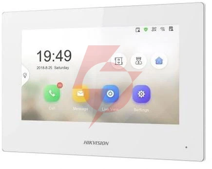 Monitor wideodomofonu hikvision ds-kh6320y-wte2/biały