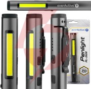 Latarka warsztatowa inspekcyjna cob led uv laser everactive pl-350r 350 lumenów ip54 z magnesem