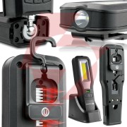 Latarka warsztatowa inspekcyjna cob led everactive wl-600r 10w 550 lumenów ip54 z magnesem powerbank