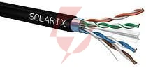 Kabel skrętka solarix cat.6 f/utp uv szpula 500m