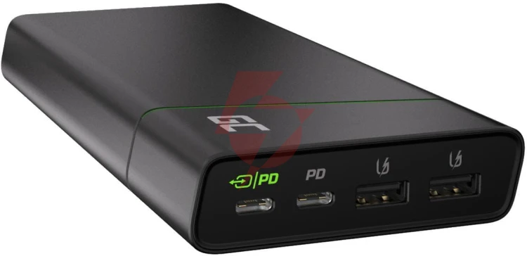 Powerbank green cell powerplay ultra 26800mah szybkie ładowanie 128w 2x usb-c pd 2x usb-a uc