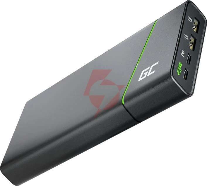 Powerbank green cell powerplay ultra 26800mah szybkie ładowanie 128w 2x usb-c pd 2x usb-a uc