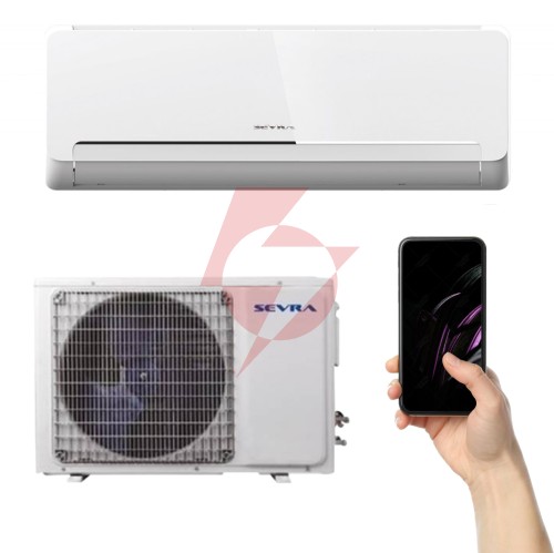 Klimatyzator split, pompa ciepła powietrze- powietrze  sevra ecomi sev-24fv