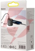 Ładowarka sieciowa baseus compact quick charger ccxj-e01 30w 2x usb-a 1x usb-c pd 3.0 qc 3.0 czarna