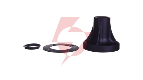 Cokół mocujący tworzywo czarny poziomy XVBZ01