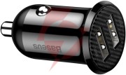 Ładowarka samochodowa baseus grain pro ccallp-01 24w 4.8a 2x usb-a
