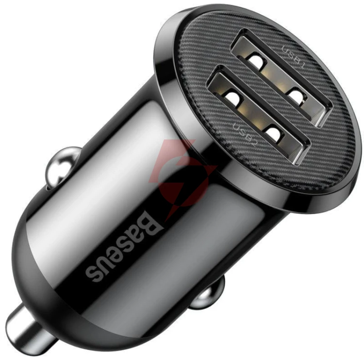 Ładowarka samochodowa baseus grain pro ccallp-01 24w 4.8a 2x usb-a