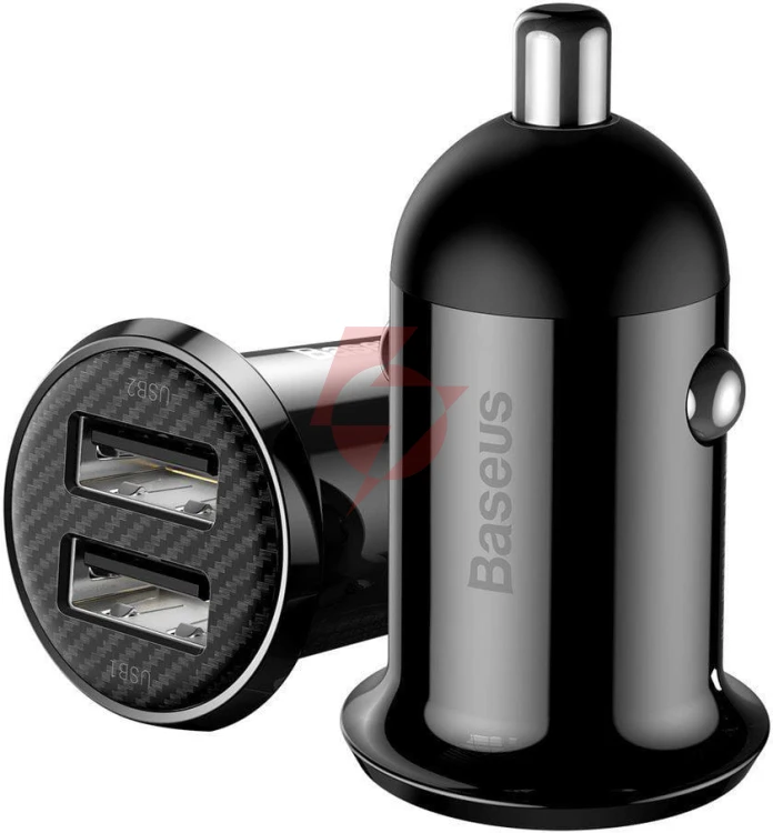 Ładowarka samochodowa baseus grain pro ccallp-01 24w 4.8a 2x usb-a