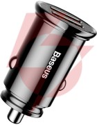 Ładowarka samochodowa baseus circular ccall-yd01 30w 5a 2x usb-a qc 3.0