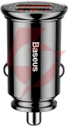 Ładowarka samochodowa baseus circular ccall-yd01 30w 5a 2x usb-a qc 3.0
