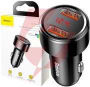 Ładowarka samochodowa baseus magic ccmlc20a-01 45w 6a 2x usb-a qc 3.0
