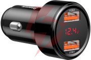 Ładowarka samochodowa baseus magic ccmlc20a-01 45w 6a 2x usb-a qc 3.0