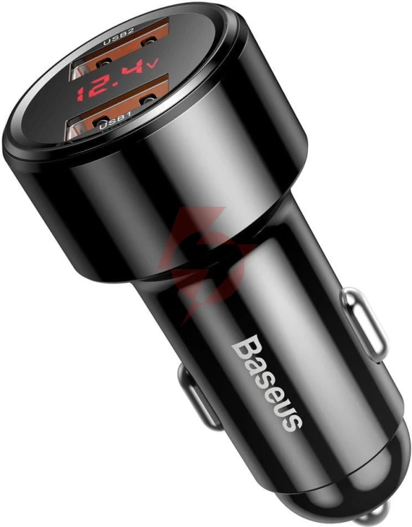 Ładowarka samochodowa baseus magic ccmlc20a-01 45w 6a 2x usb-a qc 3.0