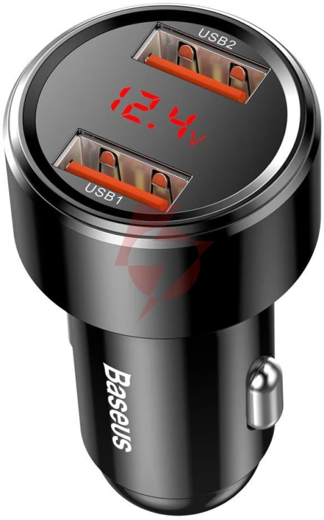 Ładowarka samochodowa baseus magic ccmlc20a-01 45w 6a 2x usb-a qc 3.0