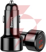 Ładowarka samochodowa baseus magic ccmlc20c-01 45w 6a 1x usb-a 1x usb-c qc 3.0