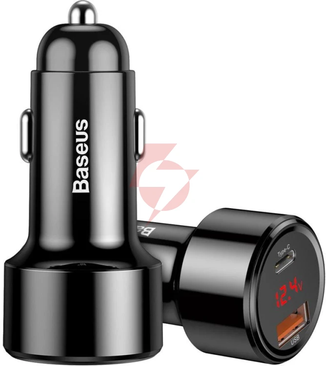 Ładowarka samochodowa baseus magic ccmlc20c-01 45w 6a 1x usb-a 1x usb-c qc 3.0