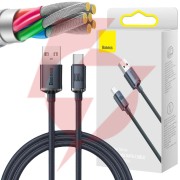 Kabel usb-a / usb-c baseus crystal cajy000401 120cm 100w 6a qc 3.0 w oplocie premium