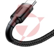 Kabel usb-a / usb-c baseus cafule catklf-cg1 200cm 2a qc 3.0 czarno-szary w nylonowym oplocie