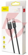 Kabel usb-a / usb-c baseus cafule catklf-ug1 300cm 2a qc 3.0 czarno-szary w nylonowym oplocie