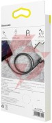 Kabel usb-a / lightning iphone baseus cafule calklf-ag1 50cm apple 2.4a czarno-szary w oplocie
