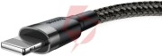 Kabel usb-a / lightning iphone baseus cafule calklf-bg1 100cm apple 2.4a czarno-szary w oplocie