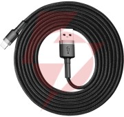 Kabel usb-a / lightning iphone baseus cafule calklf-cg1 200cm apple 1.5a czarno-szary w oplocie