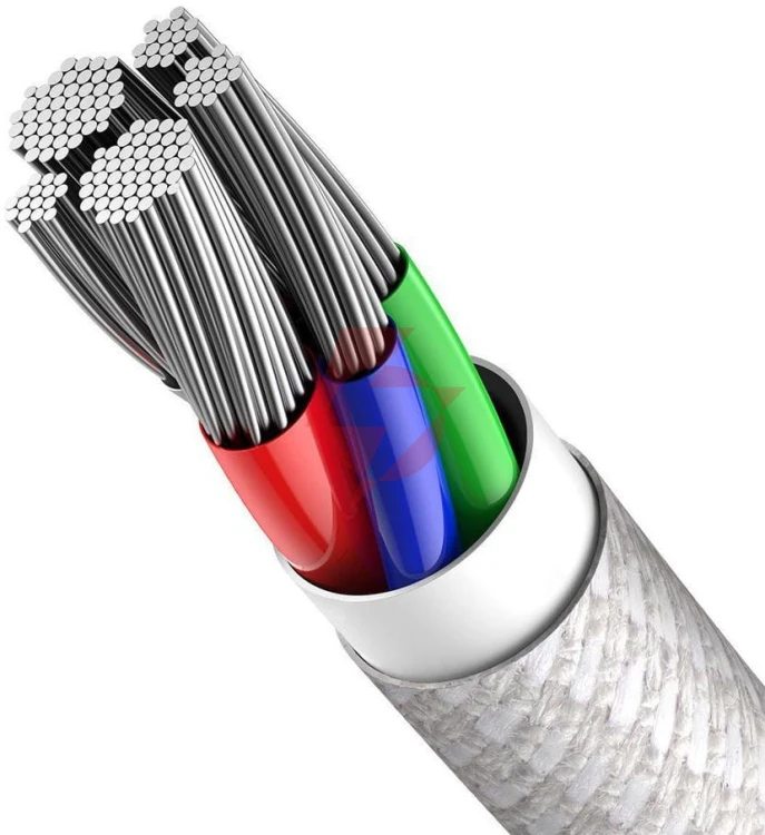 Kabel usb-c / lightning iphone baseus cafule catlgd-02 1m 20w pd quick charging biały w oplocie