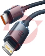 Kabel usb-c / lightning iphone baseus crystal cajy000201 1.2m 20w  oplot premium