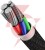 Kabel usb-c / lightning iphone baseus cafule catlgd-a01 2m 20w pd quick charging czarny w oplocie