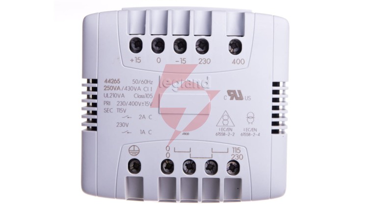 Transformator sterowniczy separacyjny 250VA 230-400/115-230V 044265