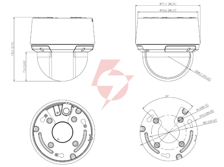Kamera ip dahua sd4a216db-hny