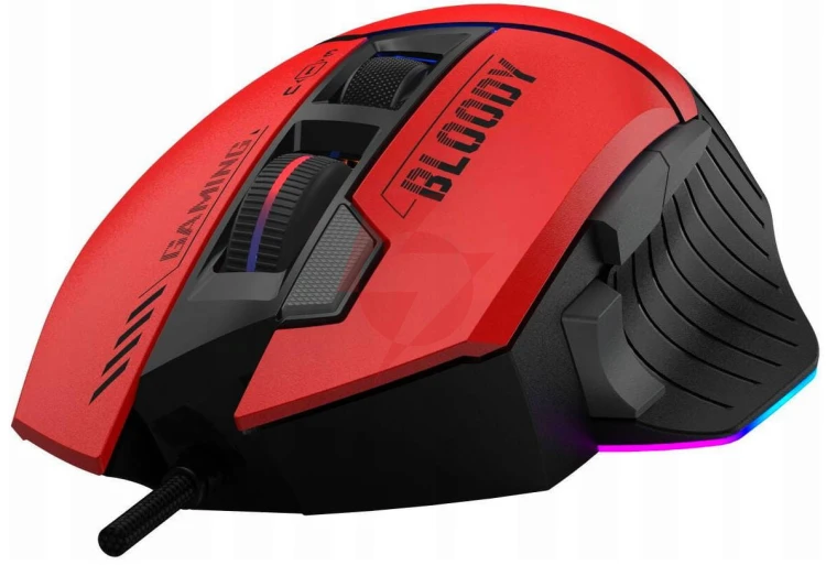 Mysz komputerowa a4tech bloody w95 max usb sports red