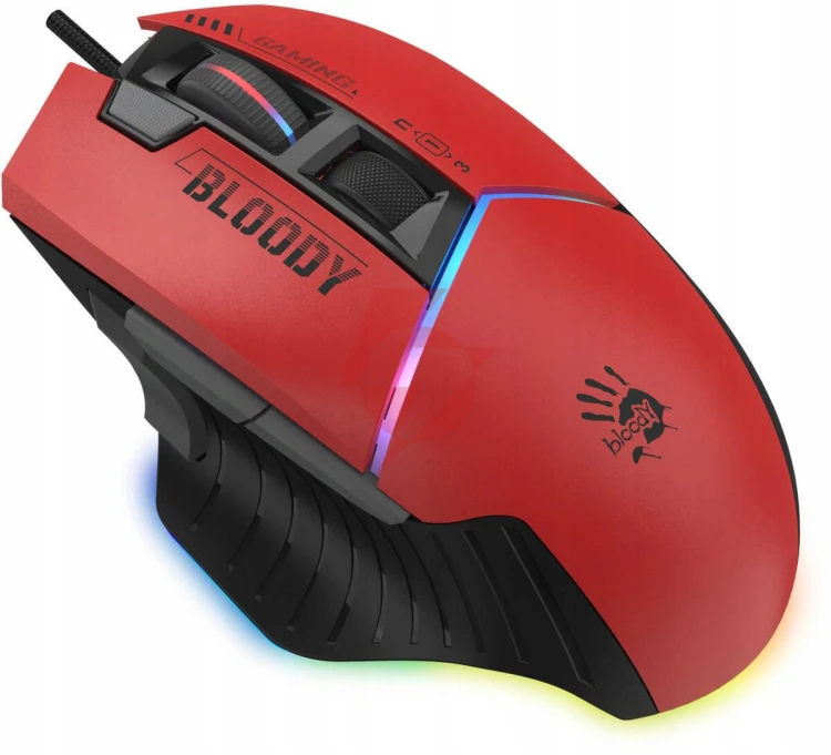 Mysz komputerowa a4tech bloody w95 max usb sports red