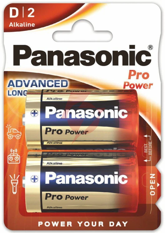 Bateria d / lr20 panasonic pro power (blister 2 szt.)