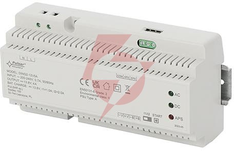Zasilacz buforowy impulsowy na szynę din grade 2 ding2-12v5a 13,8v 5a