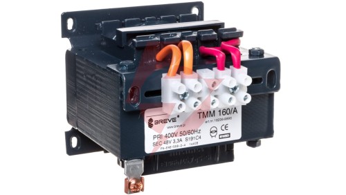 Transformator 1-fazowy separacyjny TMM 160/A 400/ 48V 3,3A, Ta 40, 16236-9996