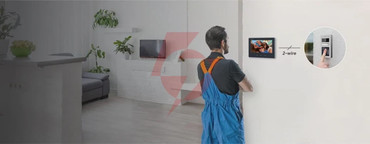 Stacja bramowa hikvision 2 wire ds-kd7003ey-ime2/a