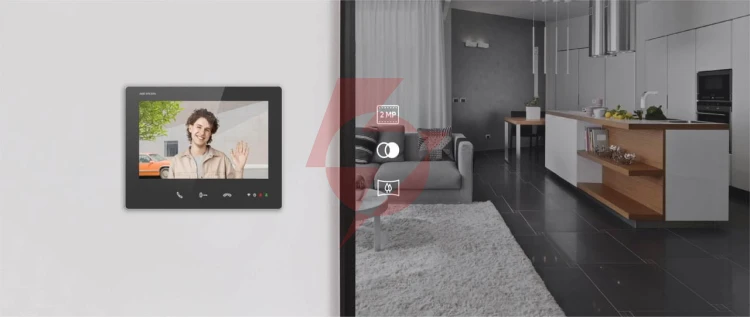 Monitor wideodomofonu hikvision 2 wire ds-kh7300ey-wte2/white