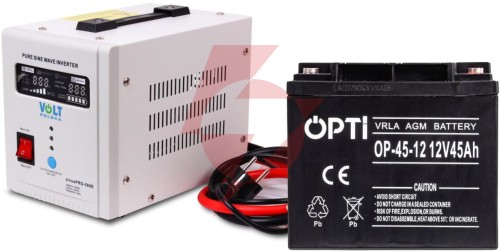 Zestaw do awaryjnego zasilania 45ah 500w