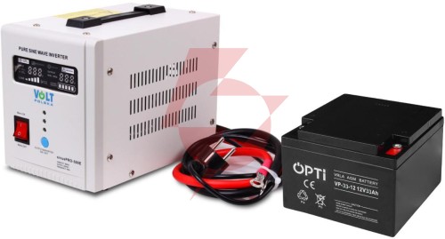 Zestaw do awaryjnego zasilania 33ah 800w